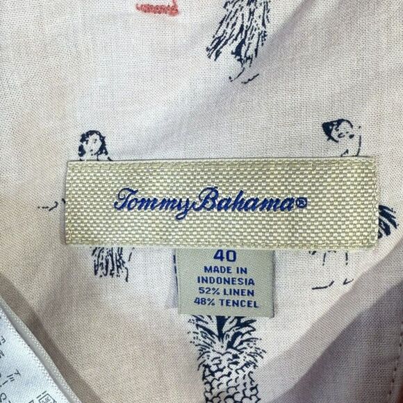 Tommy Bahama Men's Salmon Linen & Tencel Blend Relaxed Fit Shorts Size 40 - Picture 2 of 13